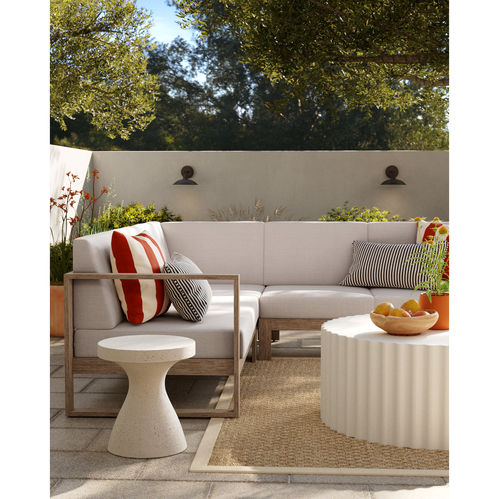 Ellory 41" Concrete Coffee Table