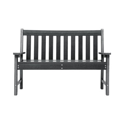 Lasater Classic Light Gray Outdoor Loveseat Bench by George Oliver