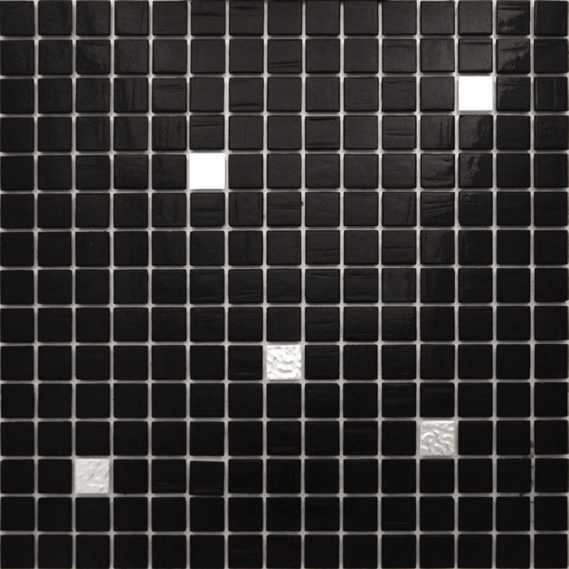 Mingles 0.8" x 0.8" Glass Grid Mosaic Wall & Floor Tile