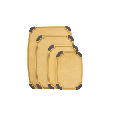 Ensemble de planches à découper 4 en 1 pour la cuisine, lavable au lave-vaisselle, pieds antidérapants, rainure à jus, sans BPA, réversible, ensemble de 4 planches à découper