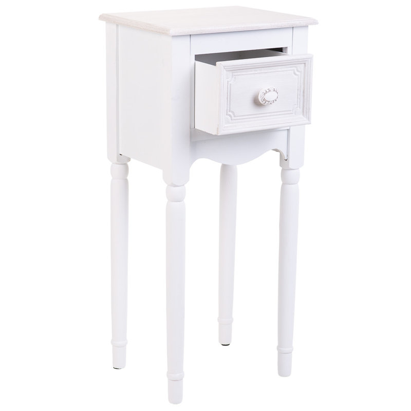 Ariamarie 33cm W Manufactured Wood Bedside Table