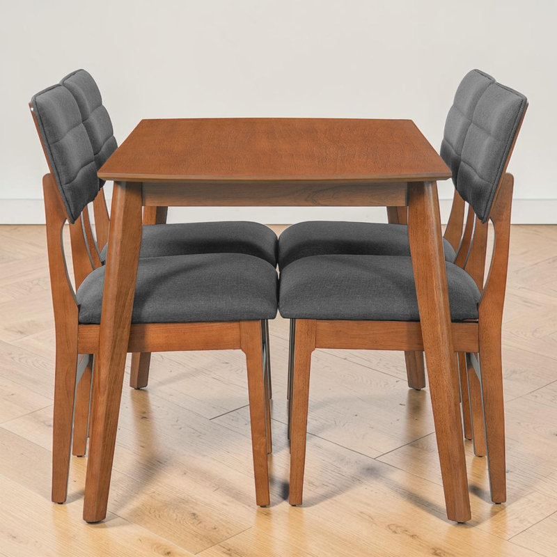 4 - Person Dining Set, Gray