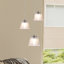 Luminaire suspendu 3 lumières DEL Atkin