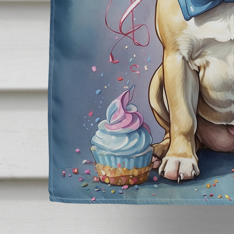 Drapeau «Happy Birthday House», Bouledogue français