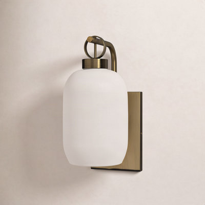 Falan Single Light Solid Brass Armed Sconce