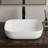 Eleen 18" X 13" White Rectangle Ceramic Countertop Bathroom Vanity Vessel Sink