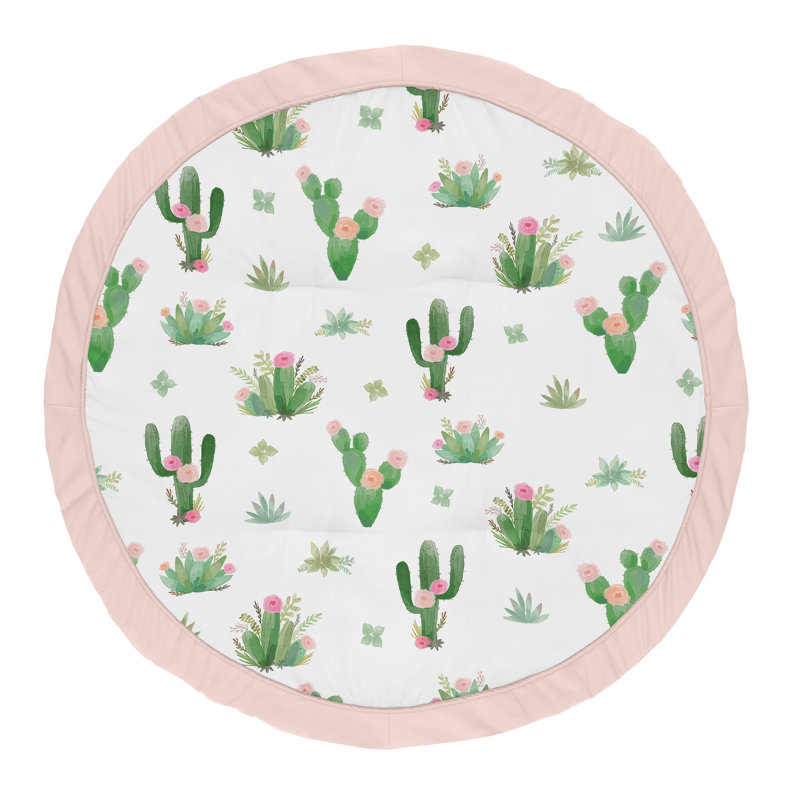 Jeu en tissu pour bébé cactus