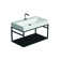 WS Bath Collections Cento 17.3'' Glossy White Porcelain Rectangular Bathroom Sink with Overflow