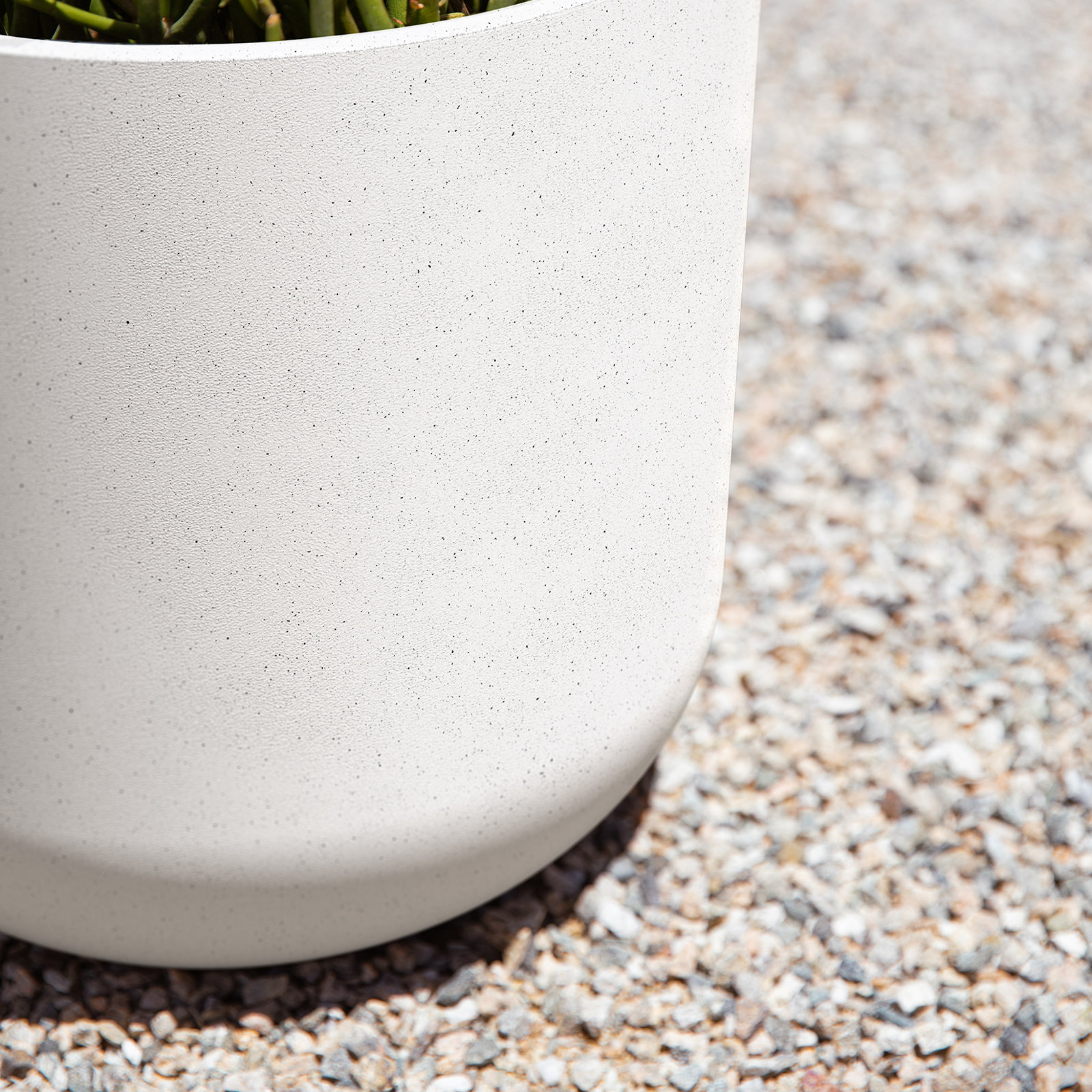 Mason Series Kona Planter, 1, White, 10.25" H x 10" W x 10" D