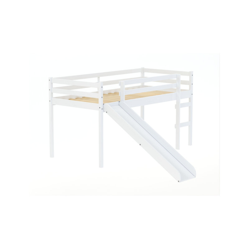 Single (3') Loft Bed by Harriet Bee, White