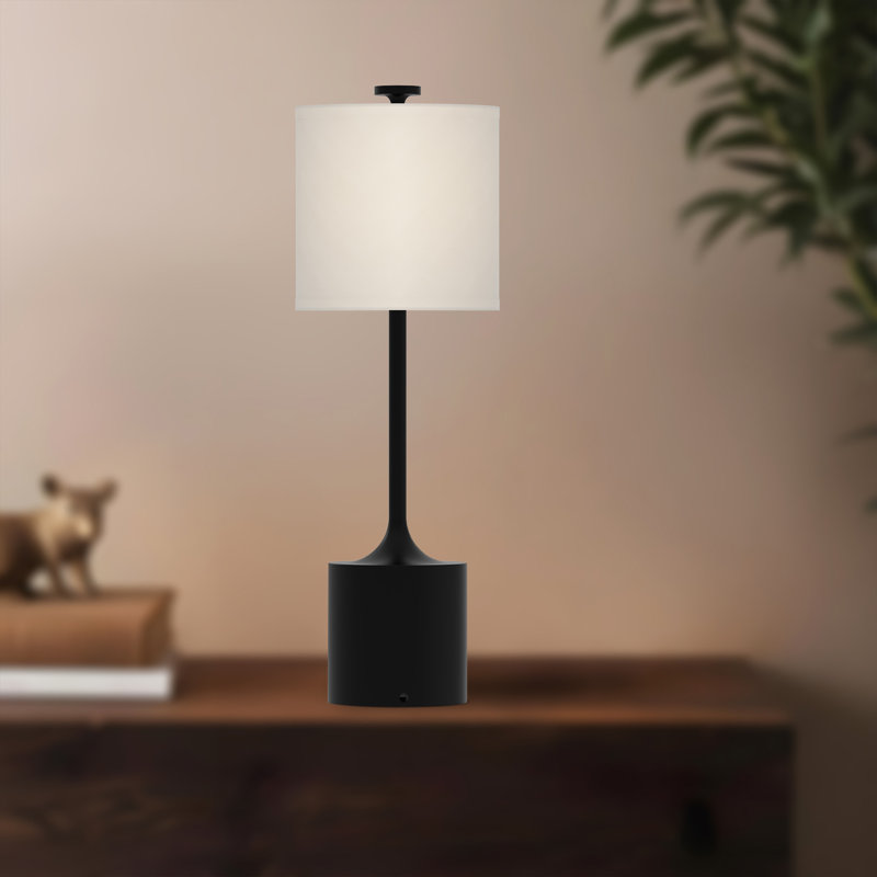 Fabeha Adjustable Table Lamp, Matte Black