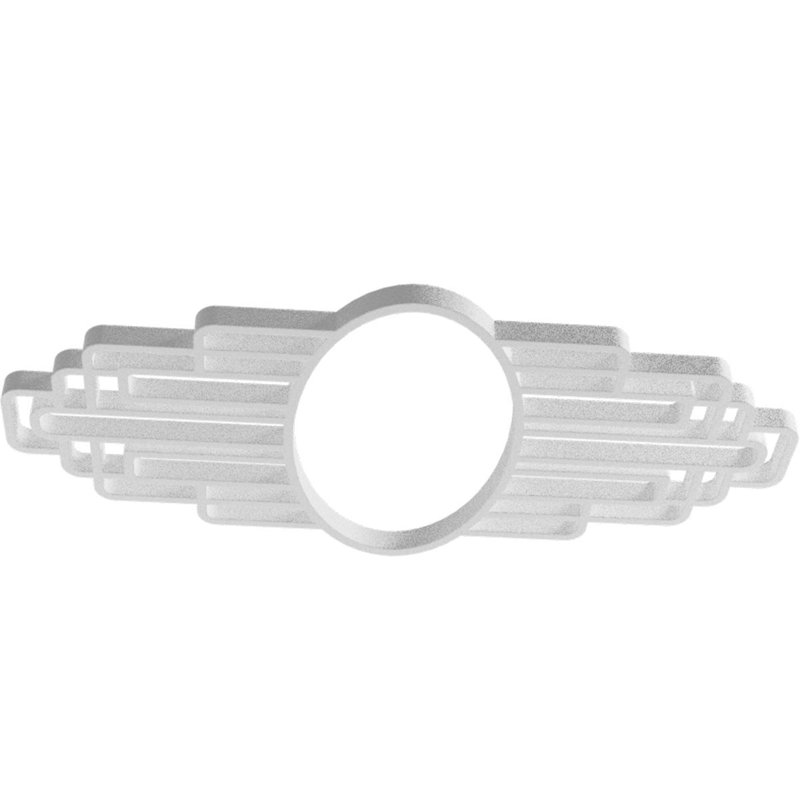 Médaillon de plafond en PVC Elizabeth, H 10 po x l 20 po x P 0,5 po, Inachevé