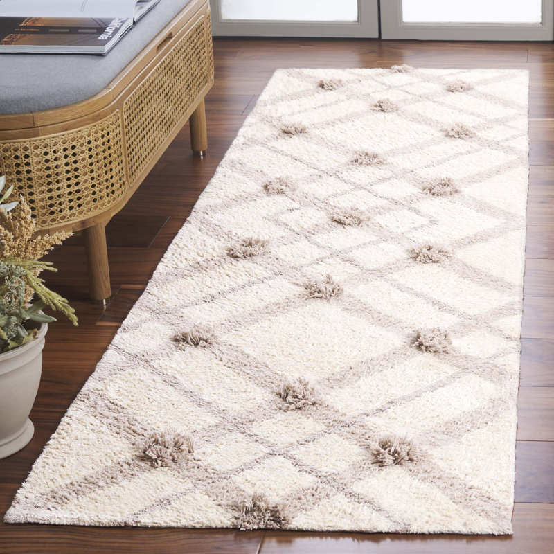 Auguste Washable Plaid Indoor Rug, Runner 2'3" x 8'