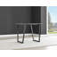 Industrial Design White & Grey Marble Effect Melamine Dining Table Set with 2 Button Velvet Chairs-87462429