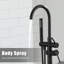 Single-lever floor-mounted bathtub faucet-124758274