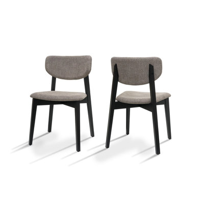 Leto Wooden Dining Chairs Mid Century Upholstered Modern Kitchen Table Chairs for Room Furniture with Durable Premium Ergonomic Design (Leto, First-grade beech wood)