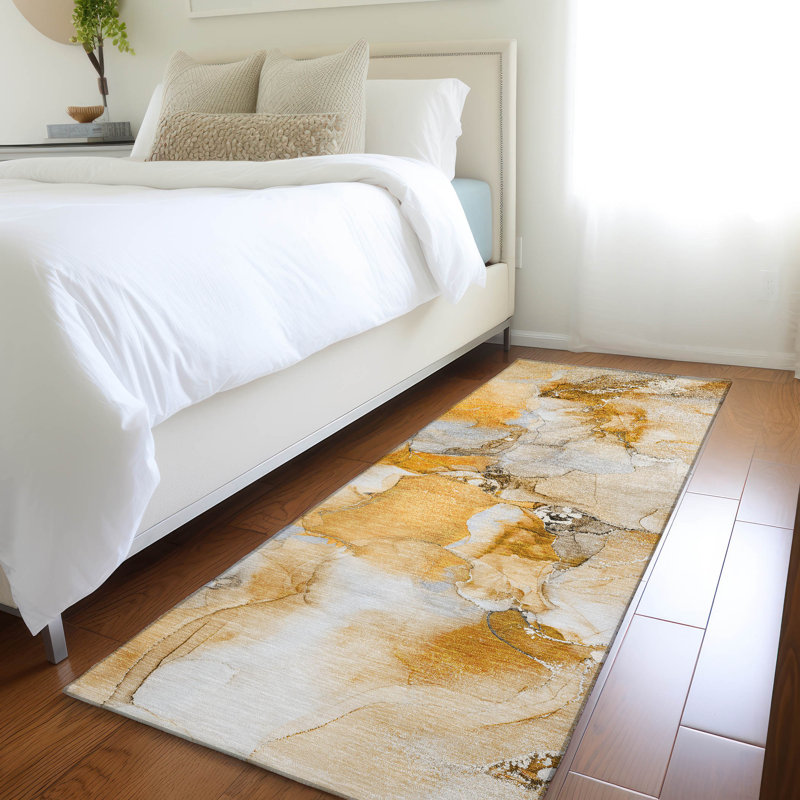 Tapis intérieur / extérieur Kinslee, Tapis de couloir 2 pi 3 po x 7 pi 6 po