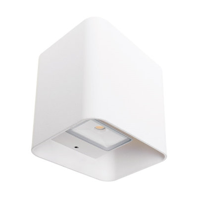 Cedardale White 10cm H Integrated LED Outdoor Flush Mount