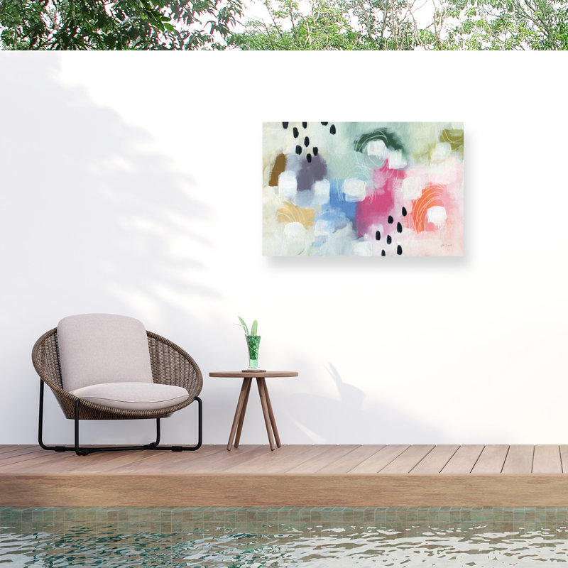Yvette St. Amant Happy Days Outdoor  Canvas, H 12 po x l 19 po