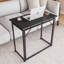 31,5 po Bureau large et pliable pour petits espaces, aucun assemblage requis, noir