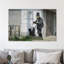 Lincoln by Banksy - Wrapped Canvas Print-857728624