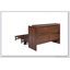 Armoire de lit escamotable Murphy avec tiroir de rangement et station de charge, port USB, cadre de lit escamotable en pin massif pour bureau à domicile, studio ou chambre d'amis-1686085856-1686085858