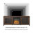 Dake 70" Media Console with Electric Fireplace-600959608