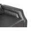 Fauteuil inclinable à dossier poussoir de style transitionnel de couleur grise