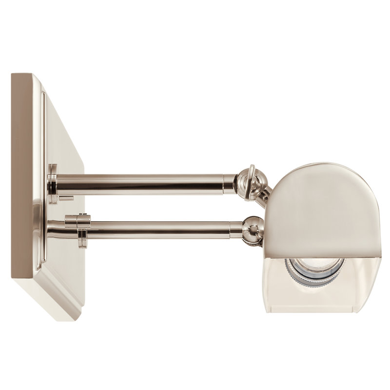 Dimmable Picture Light, Polished Nickel, 4.75" H x 24.25" W x 8.5" D