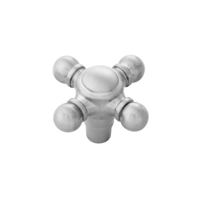Fuller Collection Designer Knob - 1-11/16" x 1-11/16 " Cabinet Knob Stainless Steel - Traditional Hardware for Drawers & Cabinets