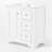 30'' Single Bathroom Vanity Set With Ceramic Top, Wall-Mounted Mirror Cabinet-688894482