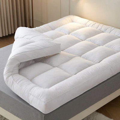4Inch/ 10cm Microfiber Mattress Topper