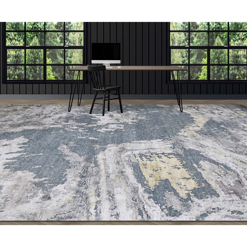 Abstract Area Rug, Rectangle 2' x 3'