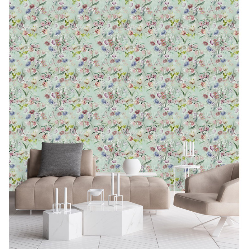 Carreau de papier peint auto-adhésif l 25 po, L 2,08 pi x L 18,75 pi