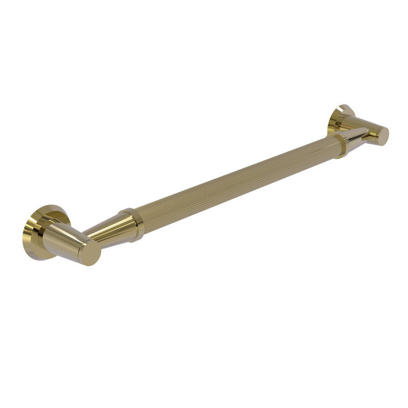 Grab Bar, 24" W, Unlacquered Brass