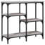 Vidaxl Console Table Grey Sonoma 80X29x75 Cm Engineered Wood-94006707-94006708