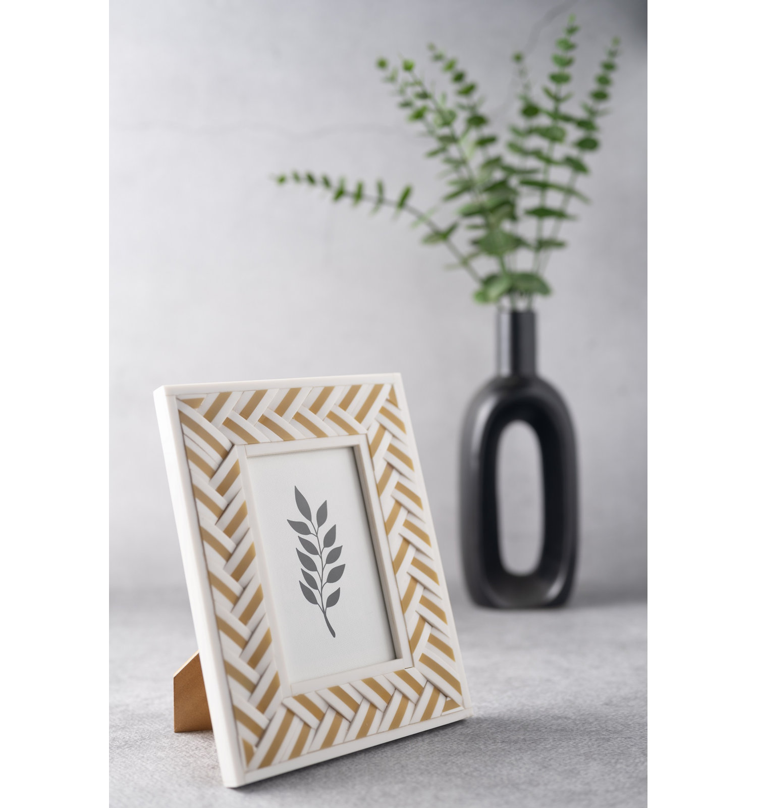 Henderson Bone Picture Frame, 4" W x 6" H