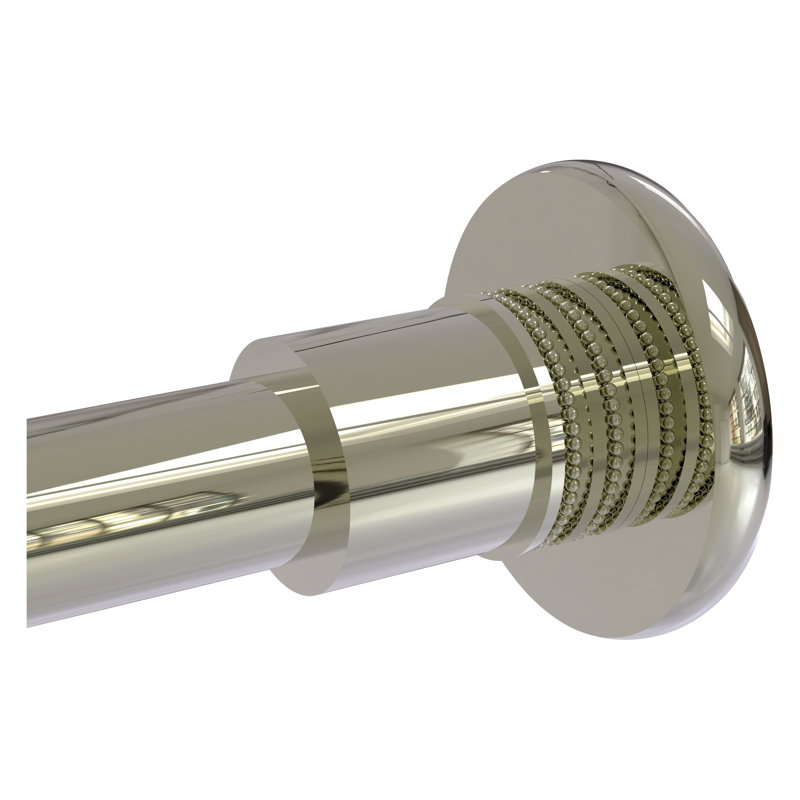 Supports de tringle de douche Goble, Nickel poli