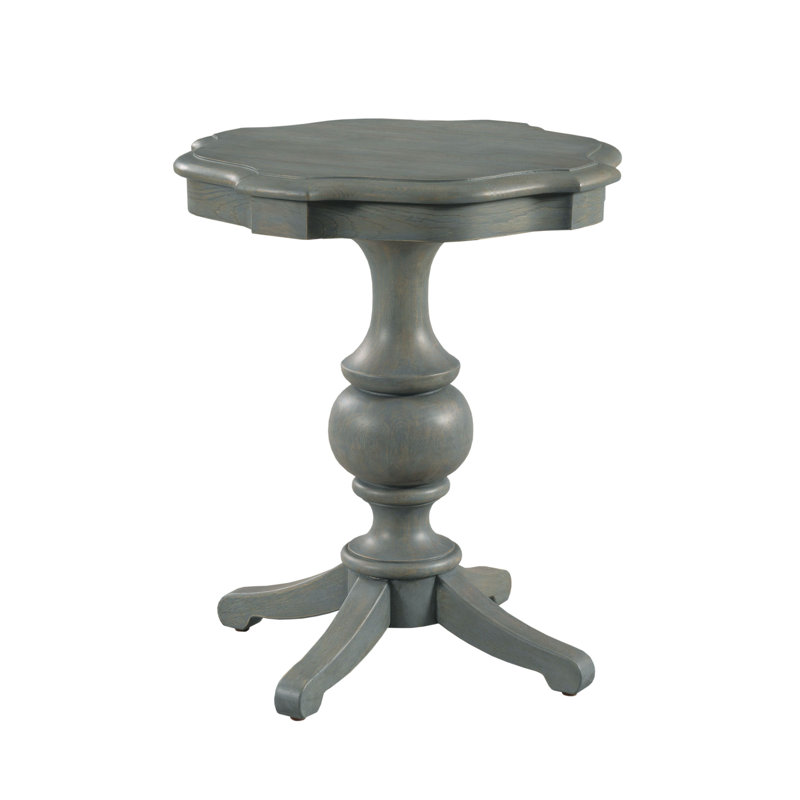 Hisbe Solid Wood End Table