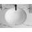 Kingsman 17.5'' Ceramic Oval Undermounted Bathroom Sink with Overflow