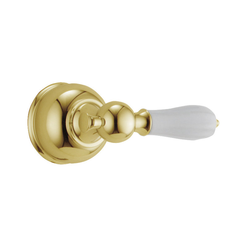 Poignée levier de douche Victorian, Laiton poli lustré