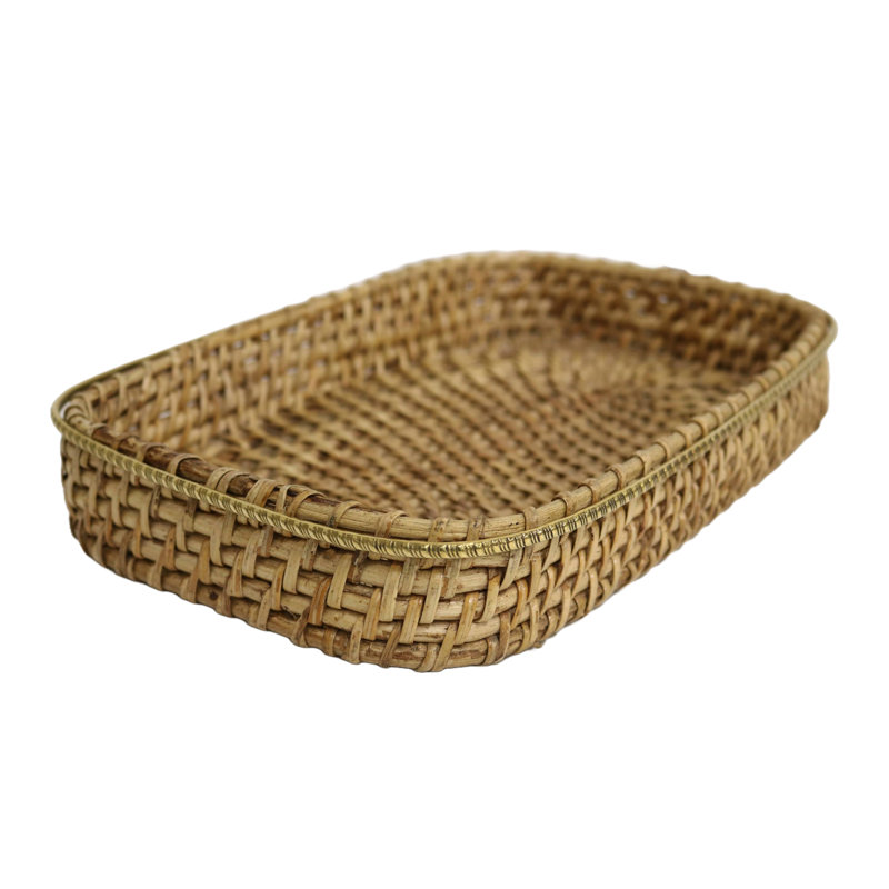 Bay Isle Home™ Rattan Decorative Basket