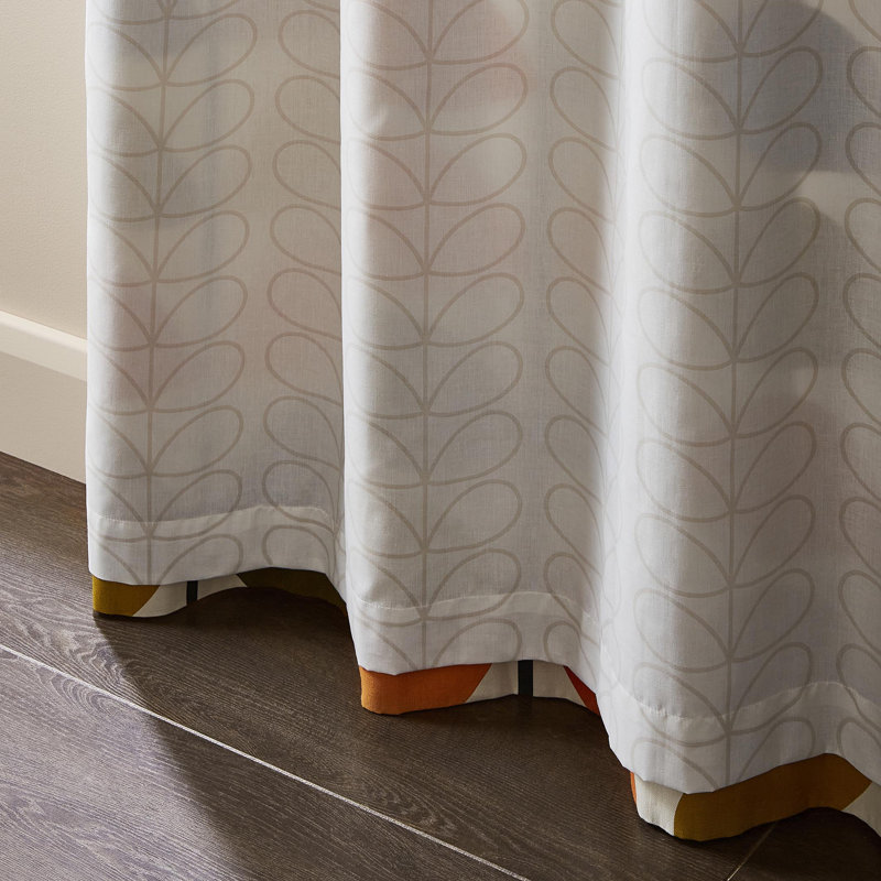 Multi Stem Auburn Eyelet Curtain, 229 W x 274 D cm