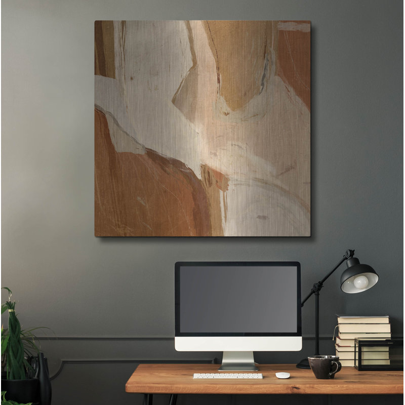  «Earths Surface» par Hope Bainbridge, art mural en métal, 36 po x 36 po