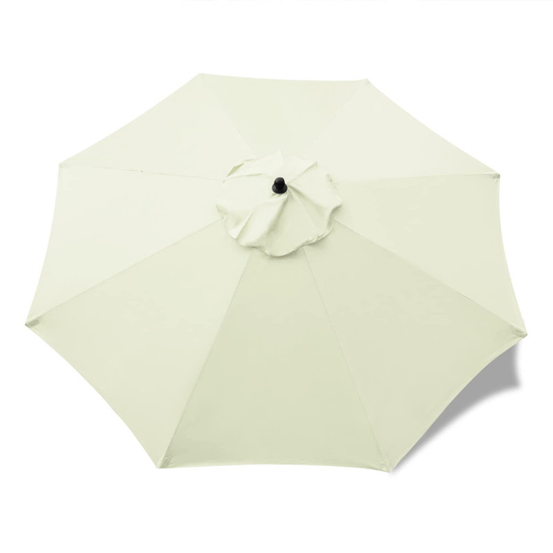 Auvent de remplacement 9 pi pour parasol de patio, Beige
