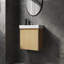 Ensemble de meuble-lavabo mural avec lavabo, armoire de rangement avec portes, ensemble d'armoire de salle de bain