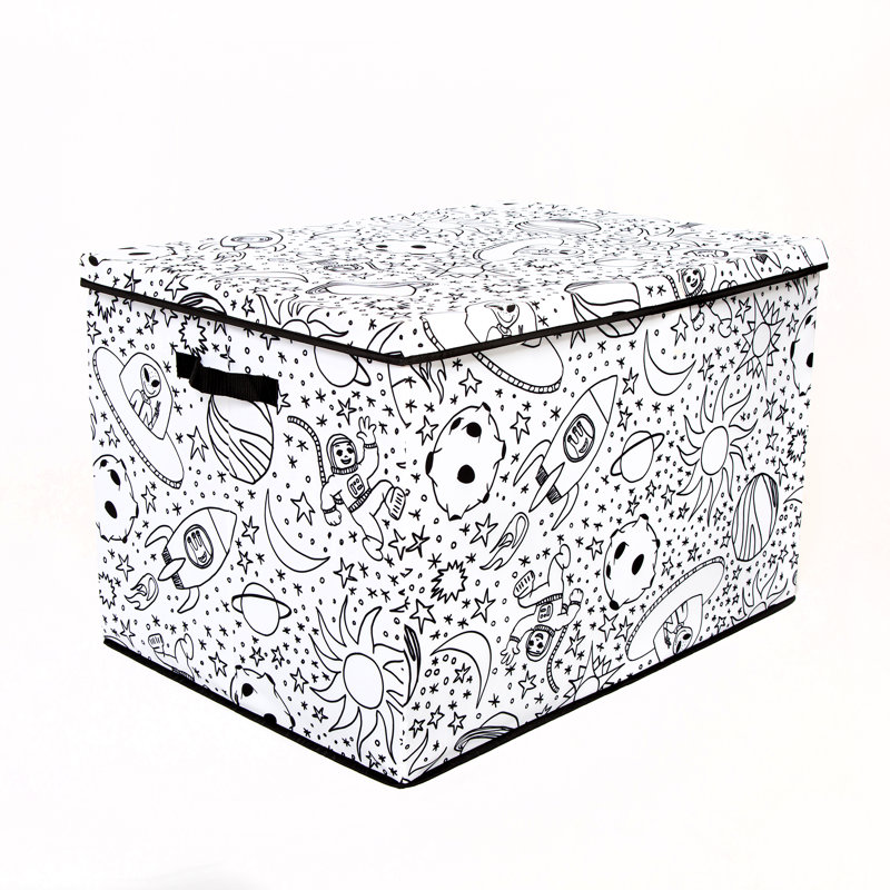 Baum Fabric Decorative Bin, 19.7" x 28"