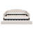 Upholstered Tufted Daybed With Two Drawers