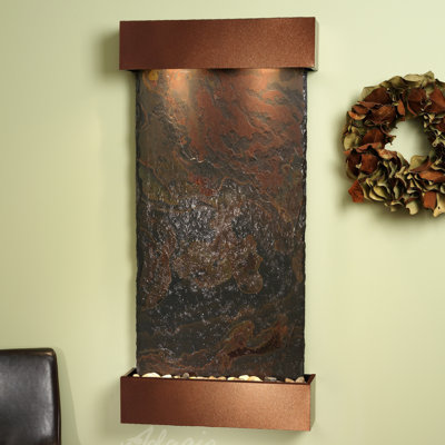 Fontaine murale en acrylique avec lumière Henn