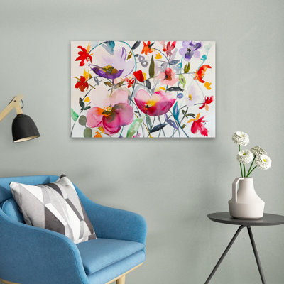 Bohemian Garden - Floral, Still Life Flowers Art